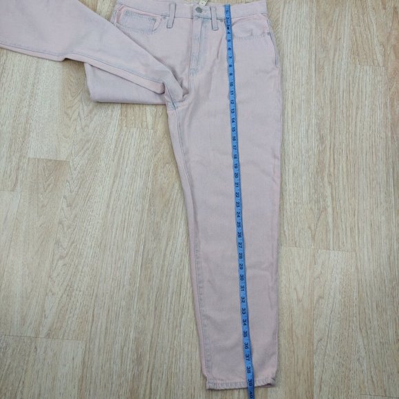 Madewell Size W 30 The Momjean Overdyed Edition Ankle Cropped Straight Jeans NWT - Picture 9 of 12